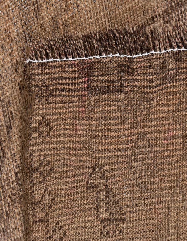 Detail image of 3' 9 x 7' 2  Hand Knotted Ultra Vintage Persian Wool Rug