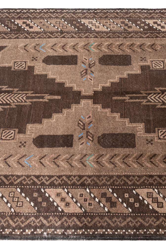 3' 8 x 6' 2 Hand Knotted Ultra Vintage Persian Wool Rug
