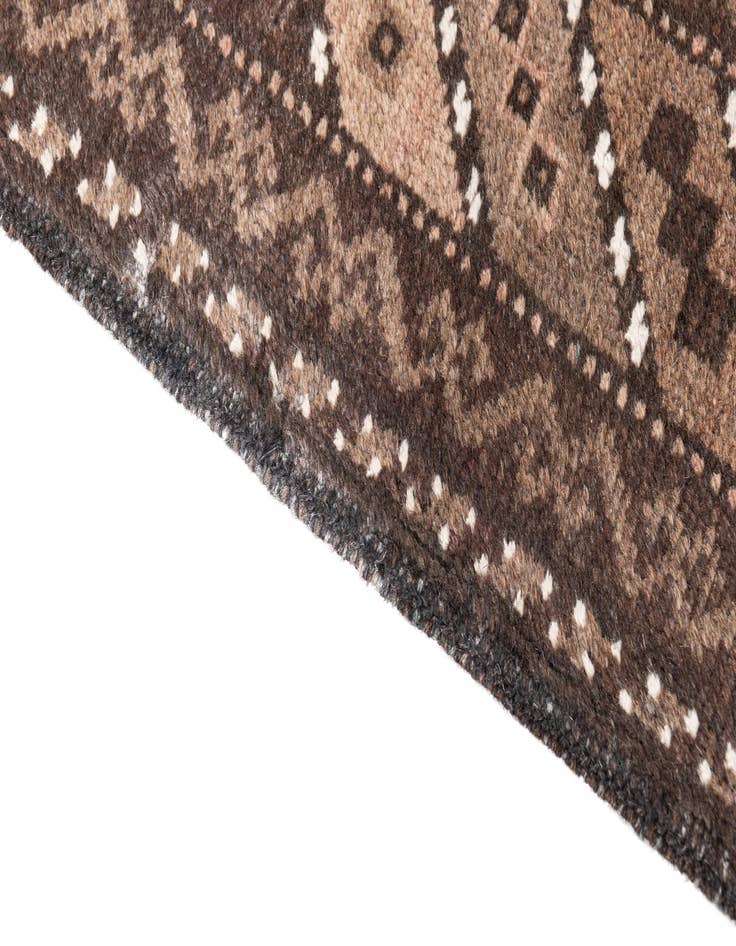 Detail image of 3' 8 x 6' 2  Hand Knotted Ultra Vintage Persian Wool Rug