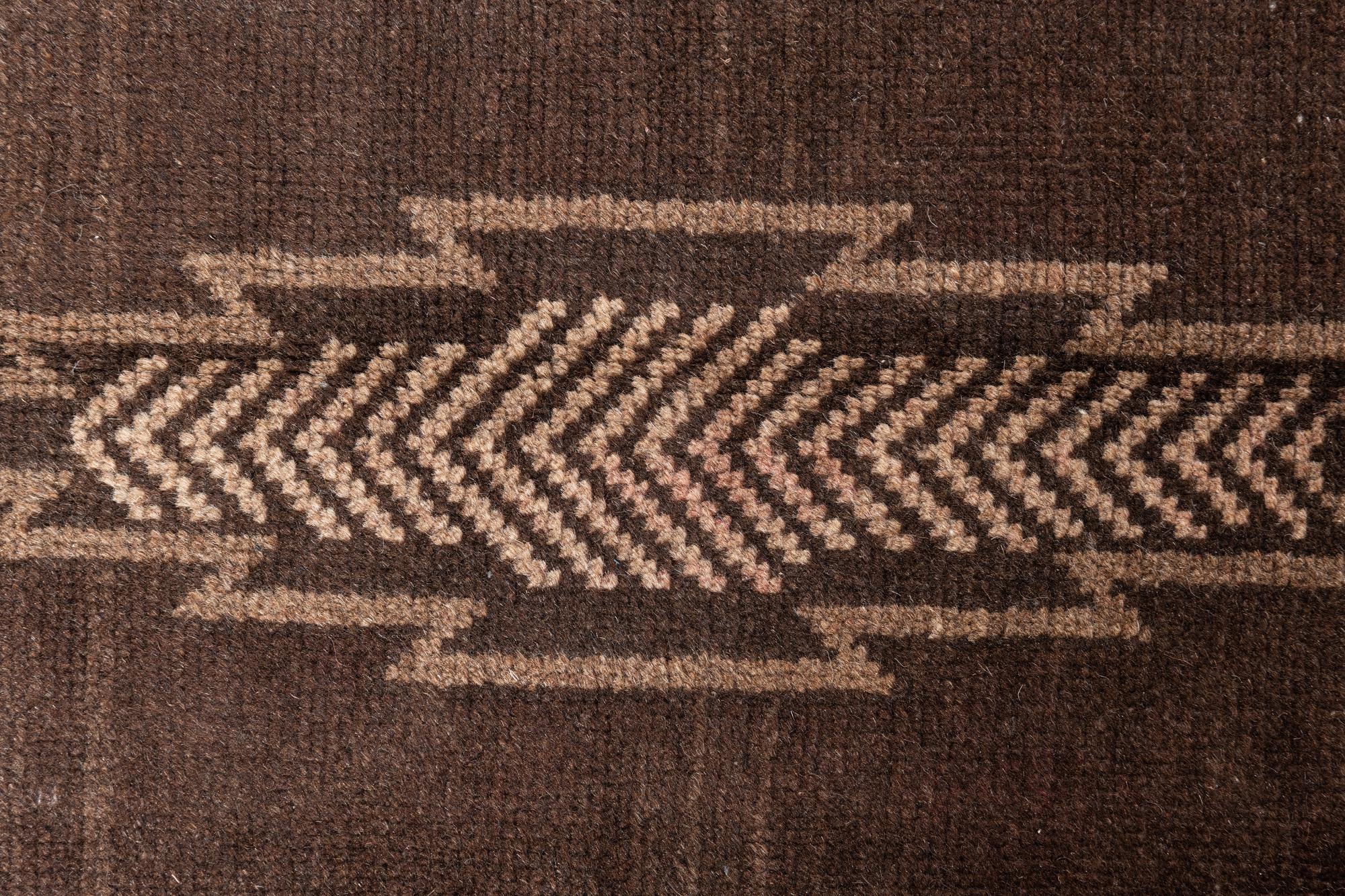 3' 8 x 6' 2 Hand Knotted Ultra Vintage Persian Wool Rug