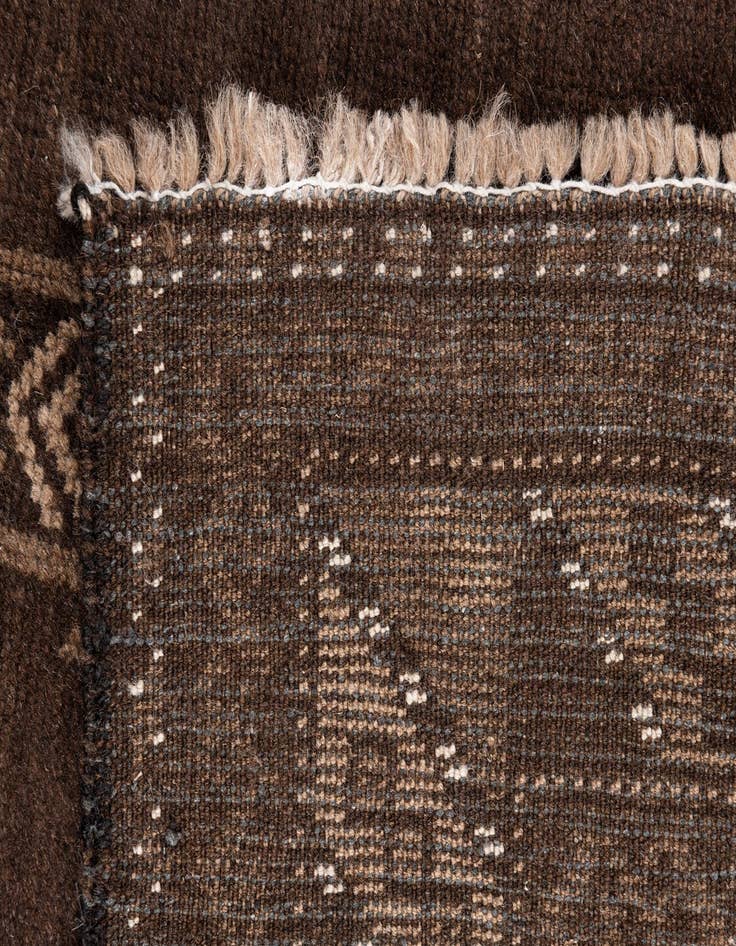 Detail image of 3' 8 x 6' 2  Hand Knotted Ultra Vintage Persian Wool Rug