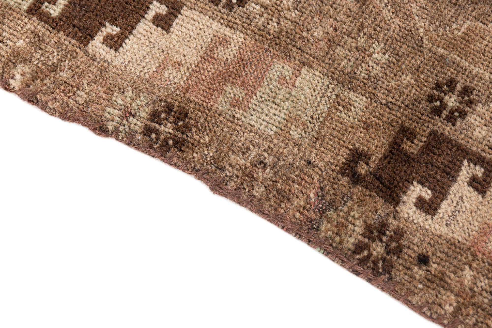 3' 6 x 6' 3 Hand Knotted Ultra Vintage Persian Wool Rug