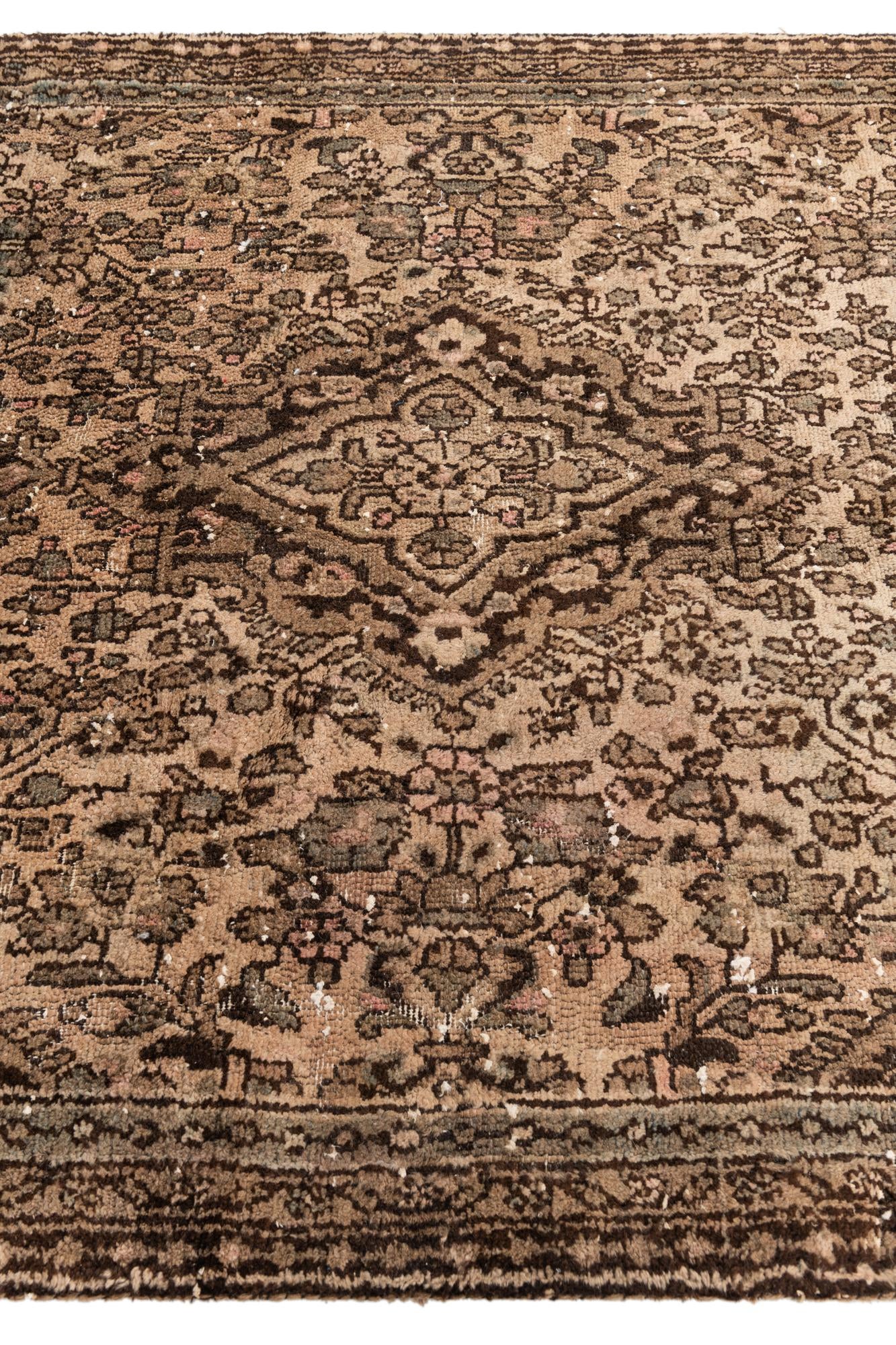 5' 2 x 7' 9 Hand Knotted Ultra Vintage Persian Wool Rug