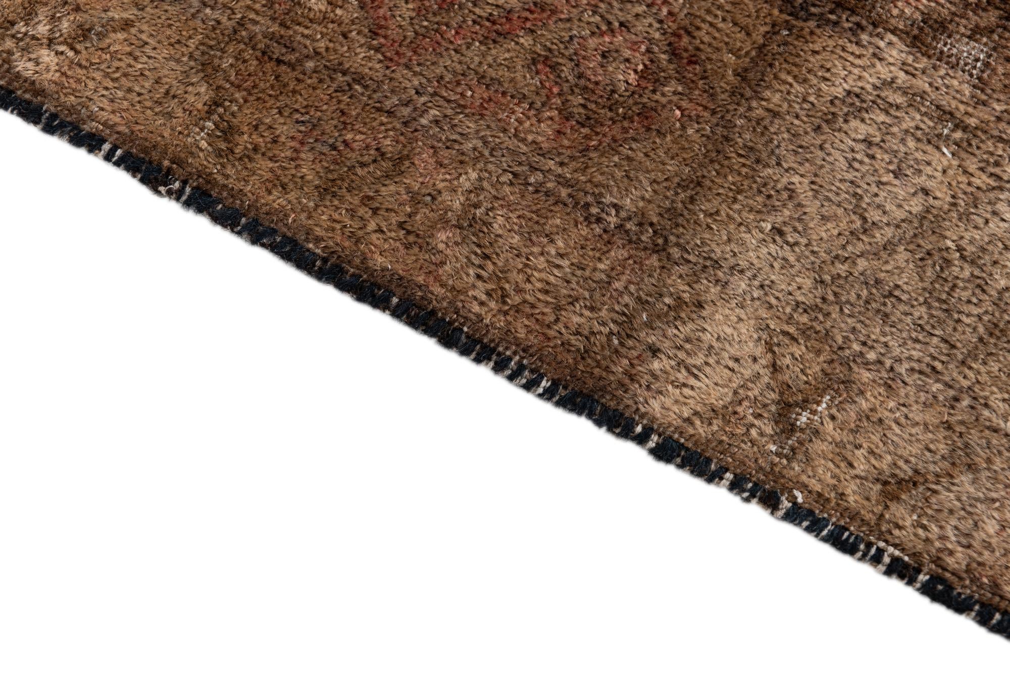 3' 10 x 6' 3 Hand Knotted Ultra Vintage Persian Wool Rug