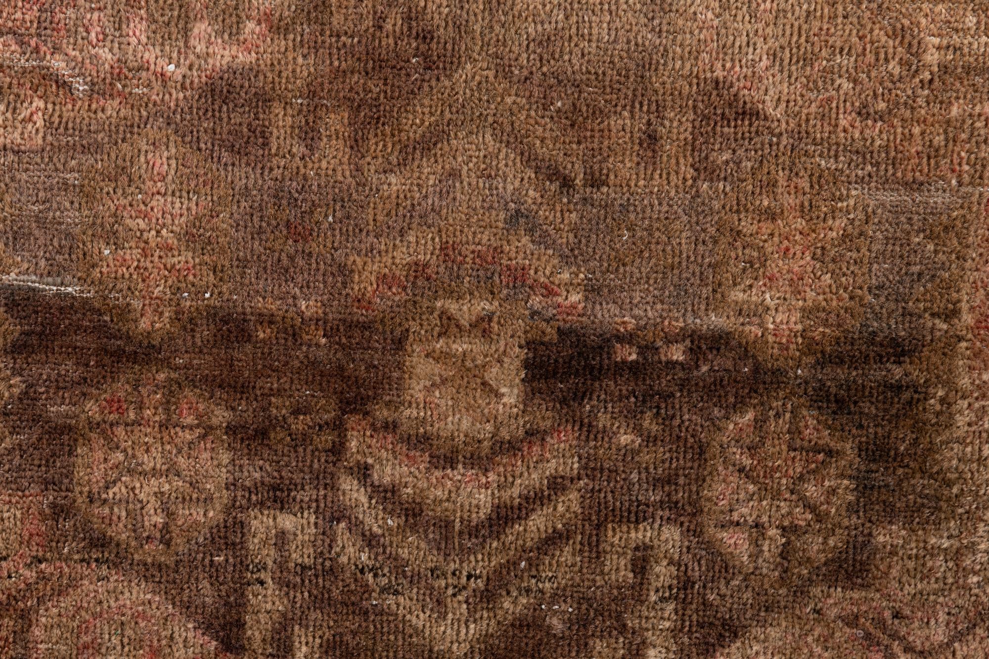 3' 10 x 6' 3 Hand Knotted Ultra Vintage Persian Wool Rug
