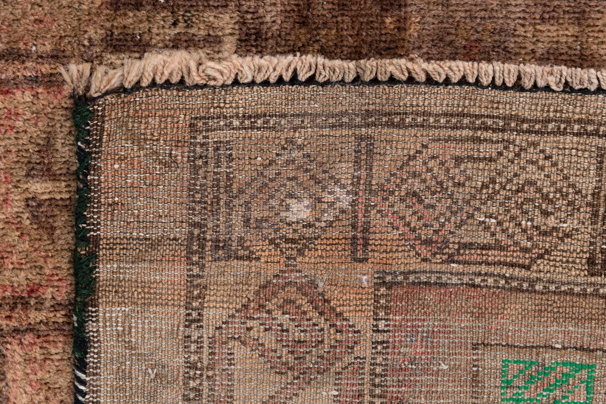 3' 10 x 6' 3 Hand Knotted Ultra Vintage Persian Wool Rug