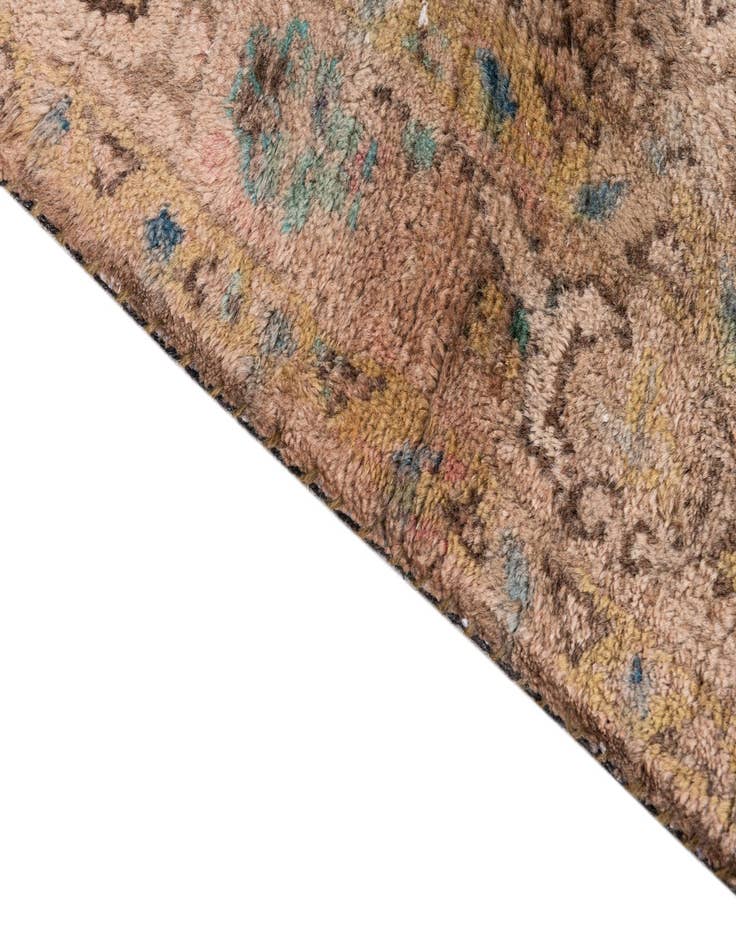 Detail image of 3' 9 x 6' 7  Hand Knotted Ultra Vintage Persian Wool Rug