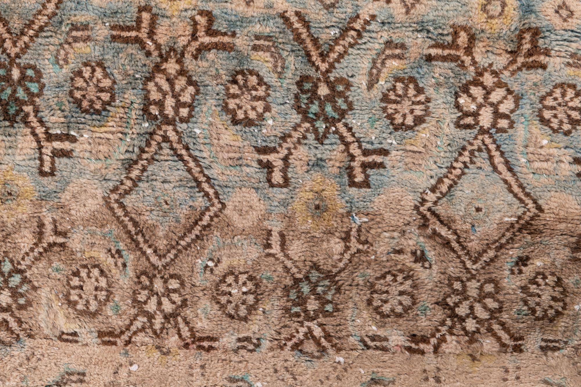 3' 9 x 6' 7 Hand Knotted Ultra Vintage Persian Wool Rug