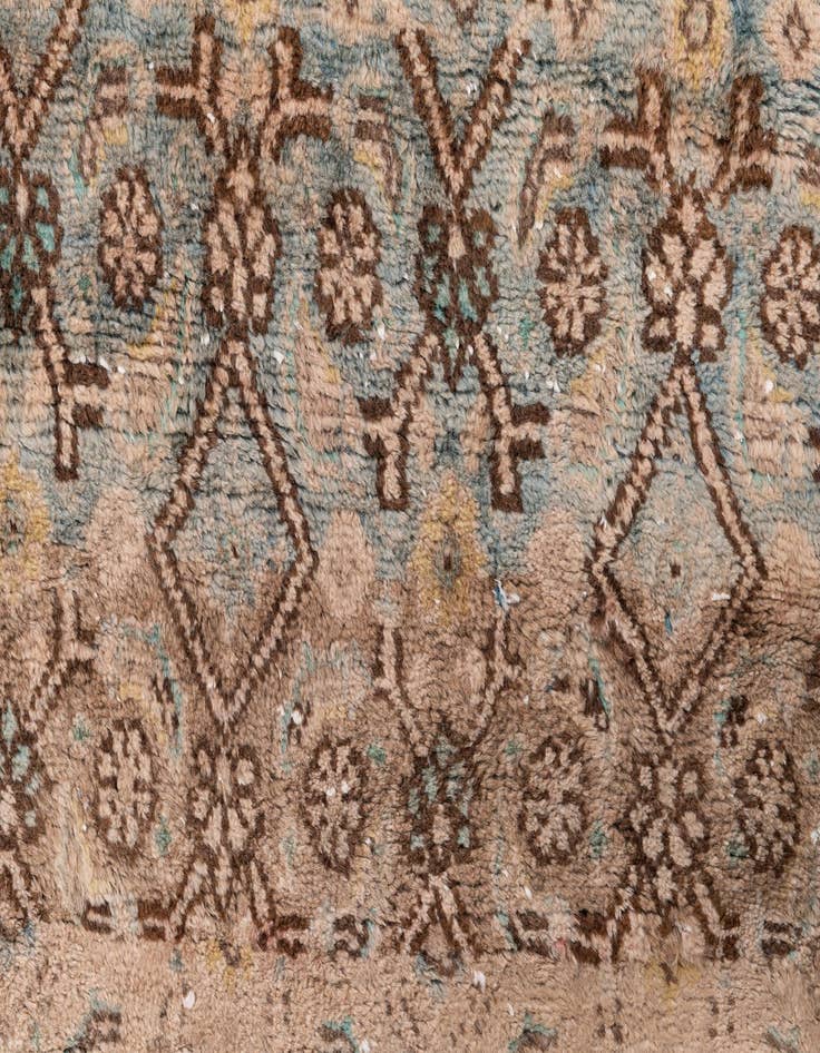 Detail image of 3' 9 x 6' 7  Hand Knotted Ultra Vintage Persian Wool Rug