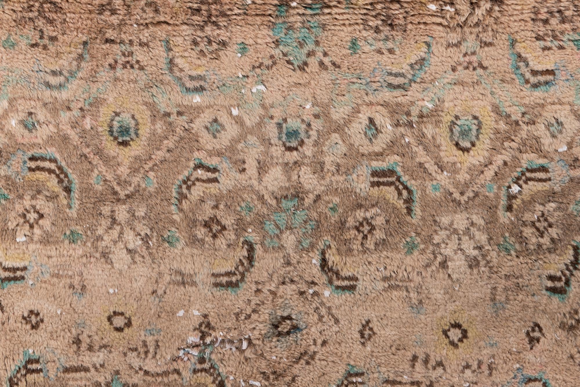3' 9 x 6' 7 Hand Knotted Ultra Vintage Persian Wool Rug
