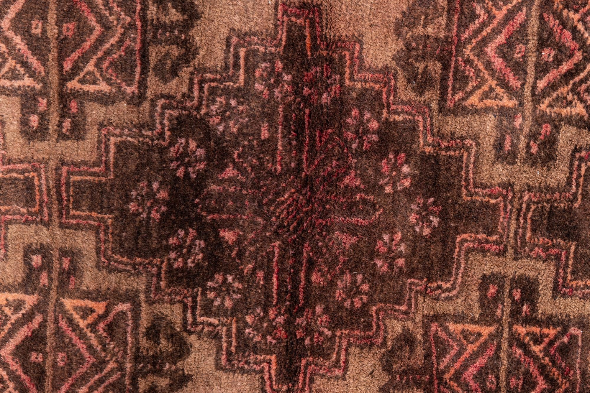 3' 2 x 4' 9 Hand Knotted Ultra Vintage Persian Wool Rug
