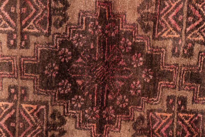 3' 2 x 4' 9 Hand Knotted Ultra Vintage Persian Wool Rug