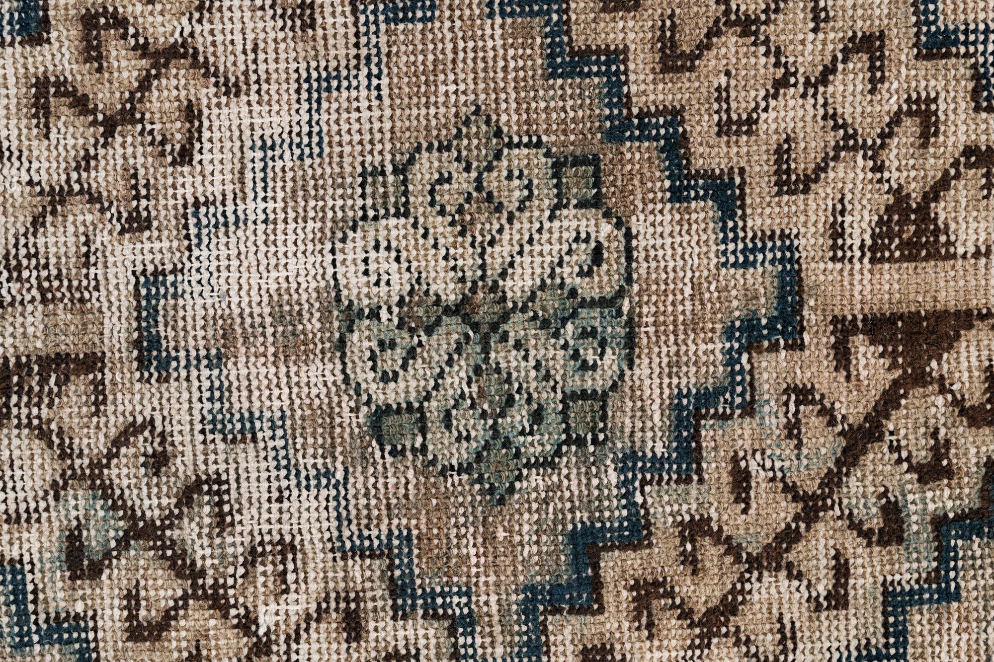 3' 10 x 6' 2 Hand Knotted Ultra Vintage Persian Wool Rug