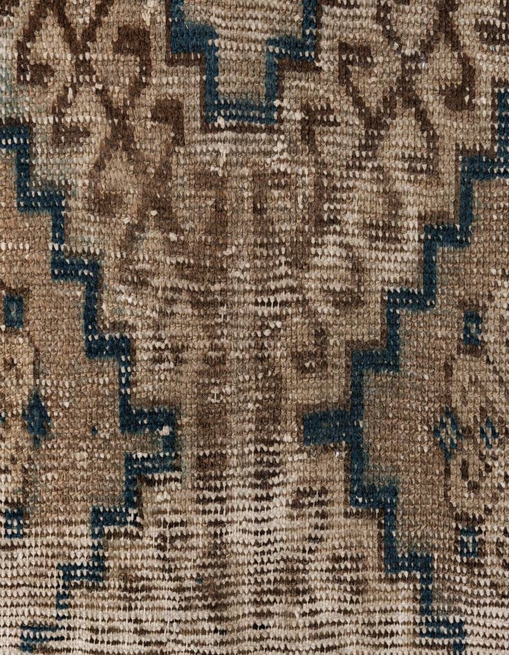 Detail image of 3' 10 x 6' 2  Hand Knotted Ultra Vintage Persian Wool Rug