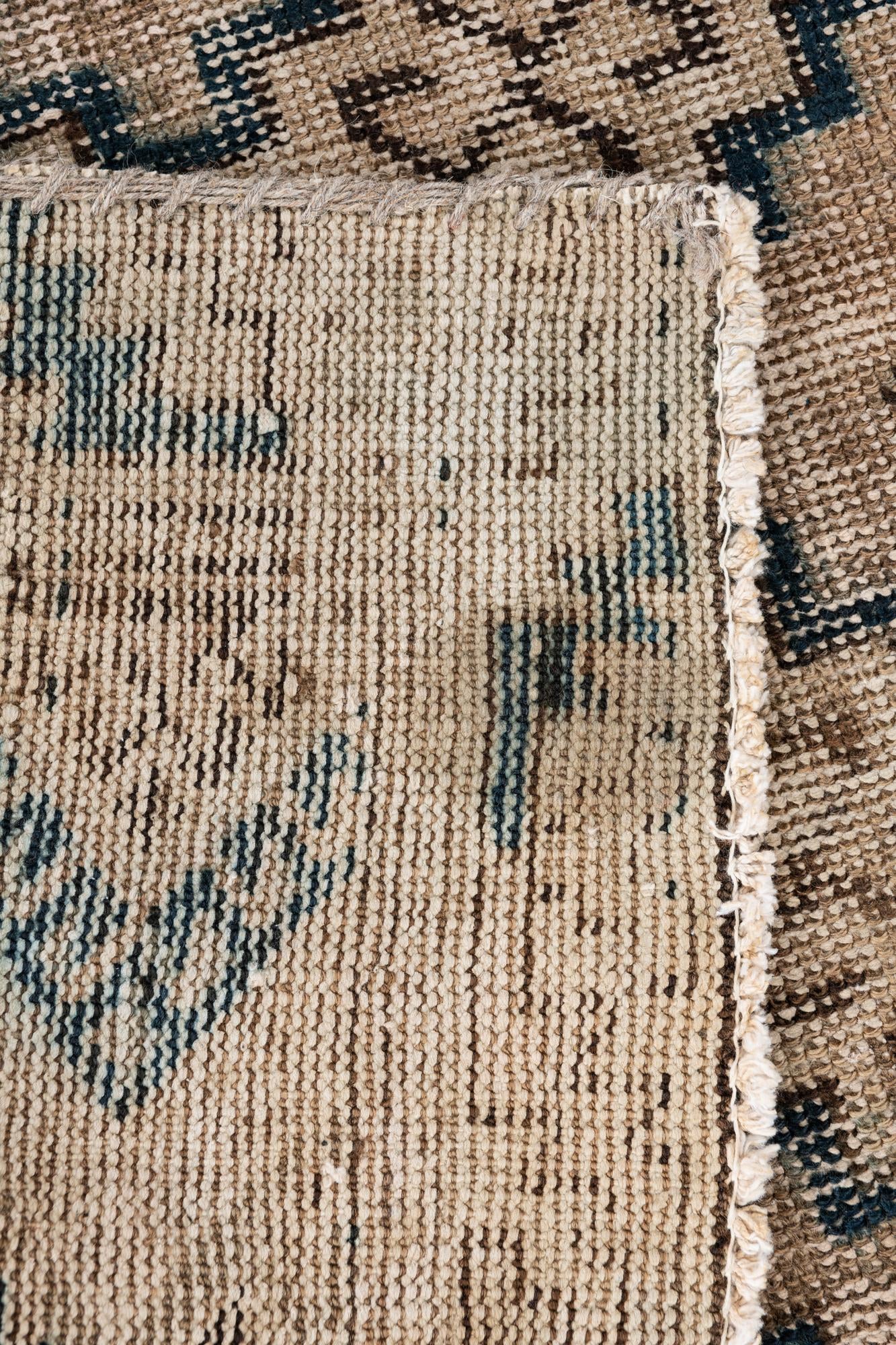 3' 10 x 6' 2 Hand Knotted Ultra Vintage Persian Wool Rug