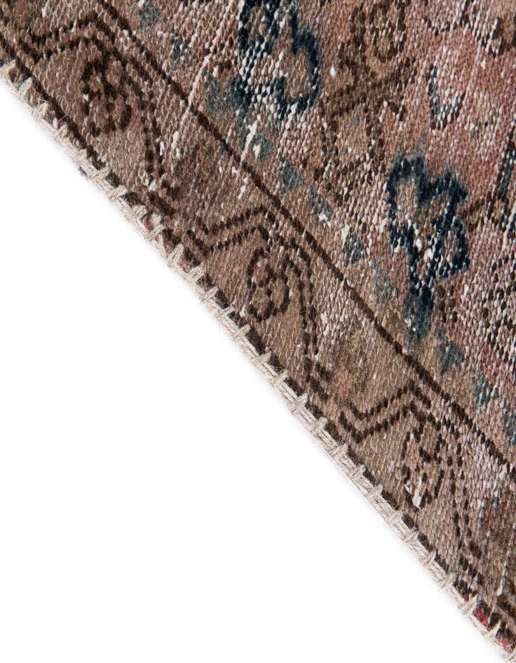 Detail image of 3' 8 x 5' 9  Hand Knotted Ultra Vintage Persian Wool Rug