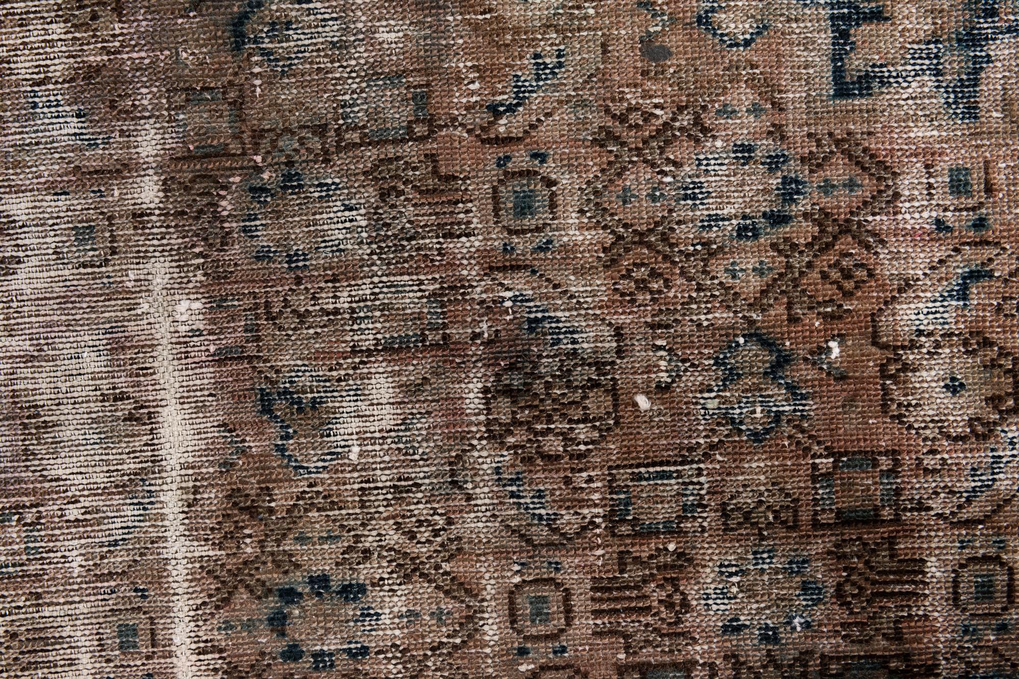 3' 8 x 5' 9 Hand Knotted Ultra Vintage Persian Wool Rug