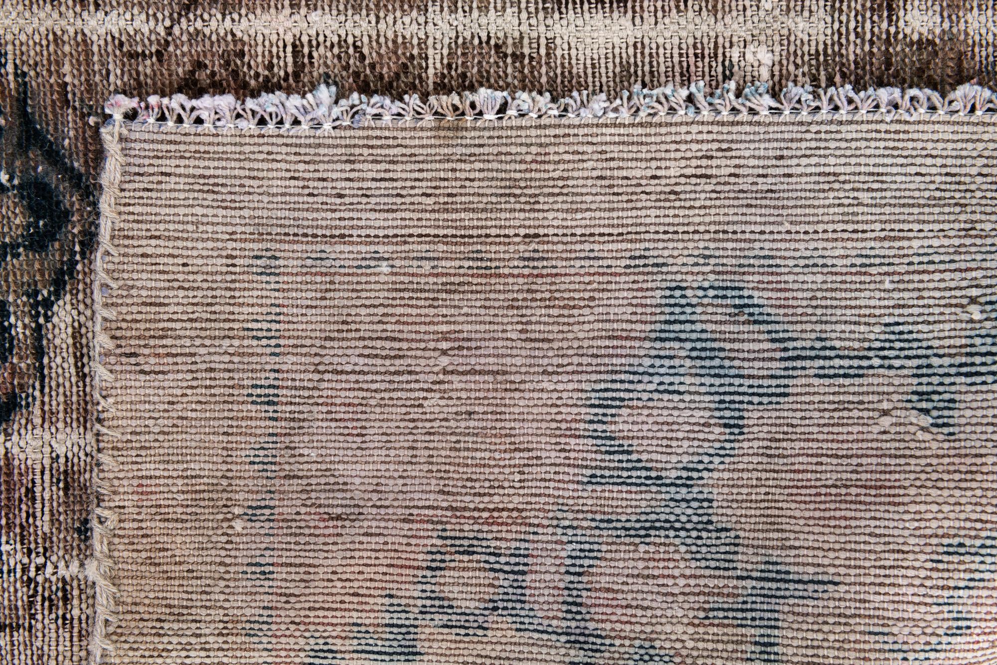3' 8 x 5' 9 Hand Knotted Ultra Vintage Persian Wool Rug