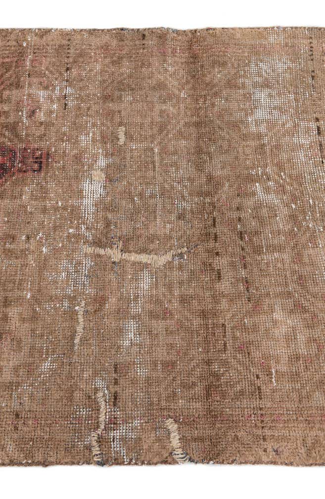2' 7 x 4' 2 Hand Knotted Ultra Vintage Persian Wool Rug