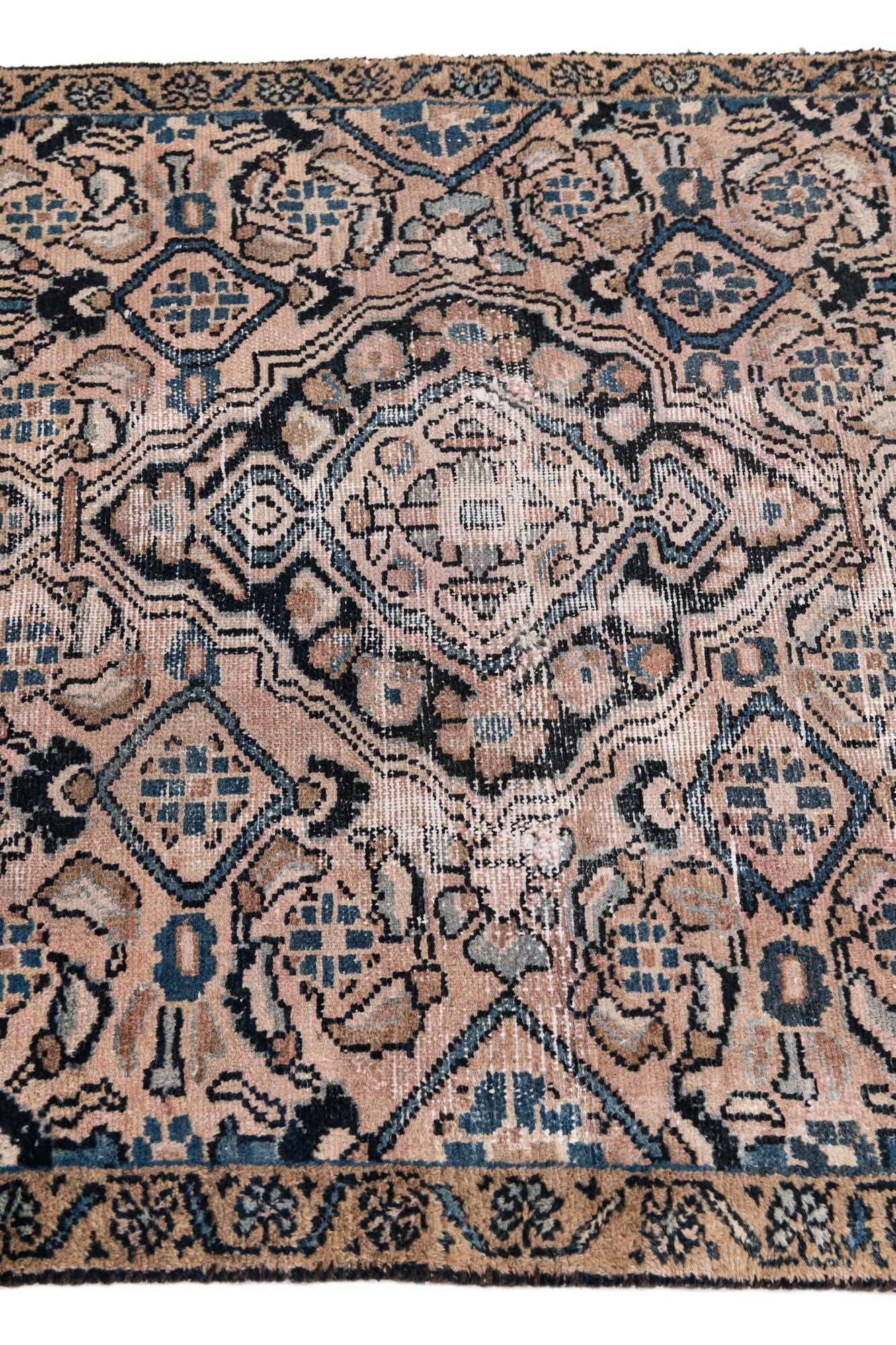 3' 2 x 6' Hand Knotted Ultra Vintage Persian Wool Rug