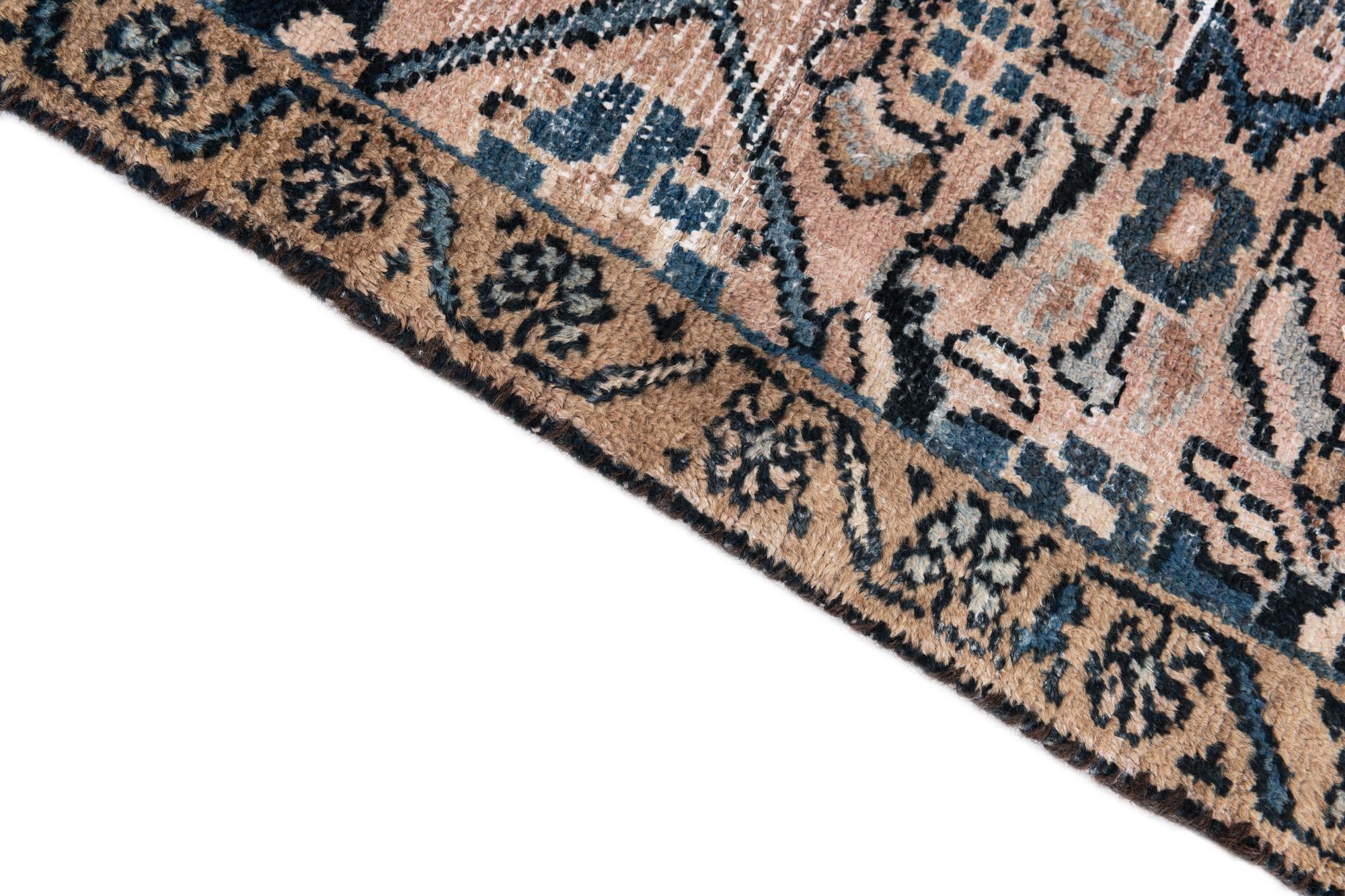 3' 2 x 6' Hand Knotted Ultra Vintage Persian Wool Rug