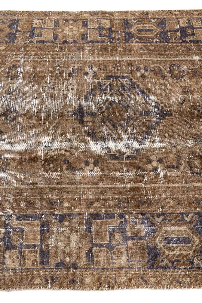 4' 2 x 5' 6 Hand Knotted Ultra Vintage Persian Wool Rug