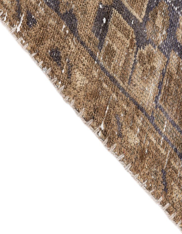 Detail image of 4' 2 x 5' 6  Hand Knotted Ultra Vintage Persian Wool Rug