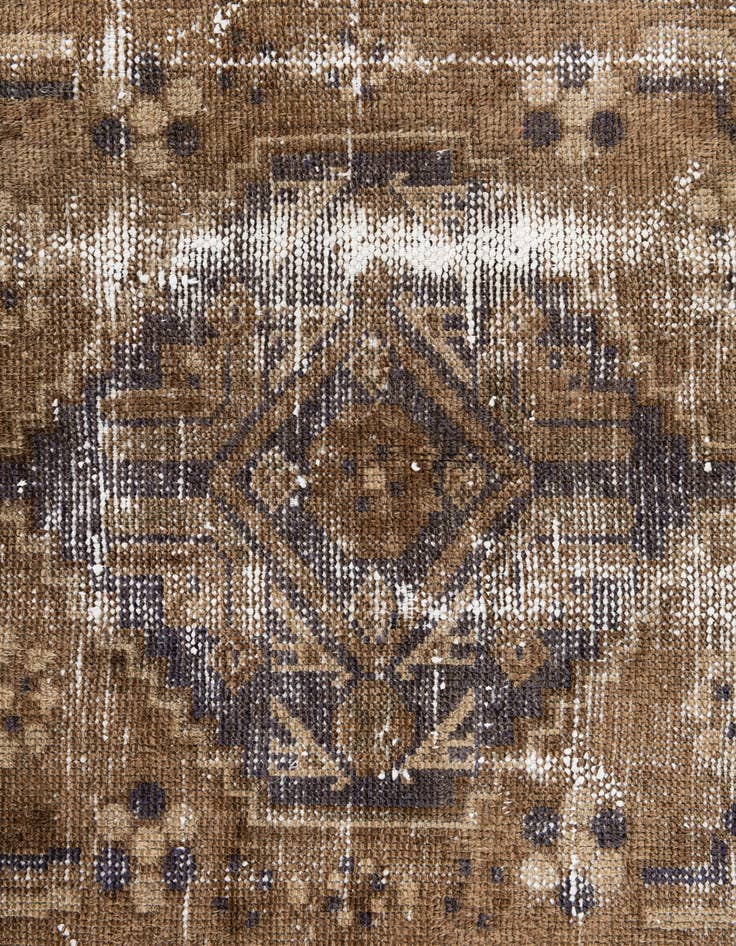 Detail image of 4' 2 x 5' 6  Hand Knotted Ultra Vintage Persian Wool Rug