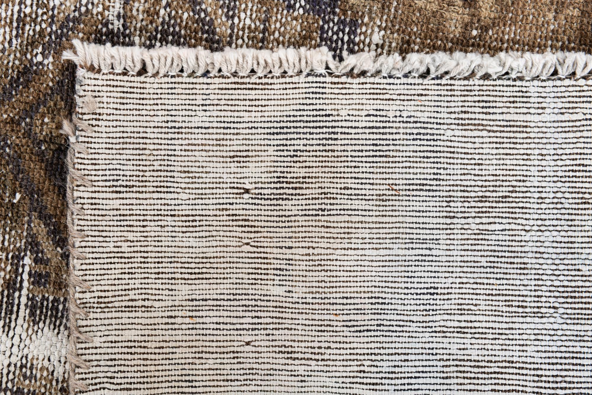 4' 2 x 5' 6 Hand Knotted Ultra Vintage Persian Wool Rug