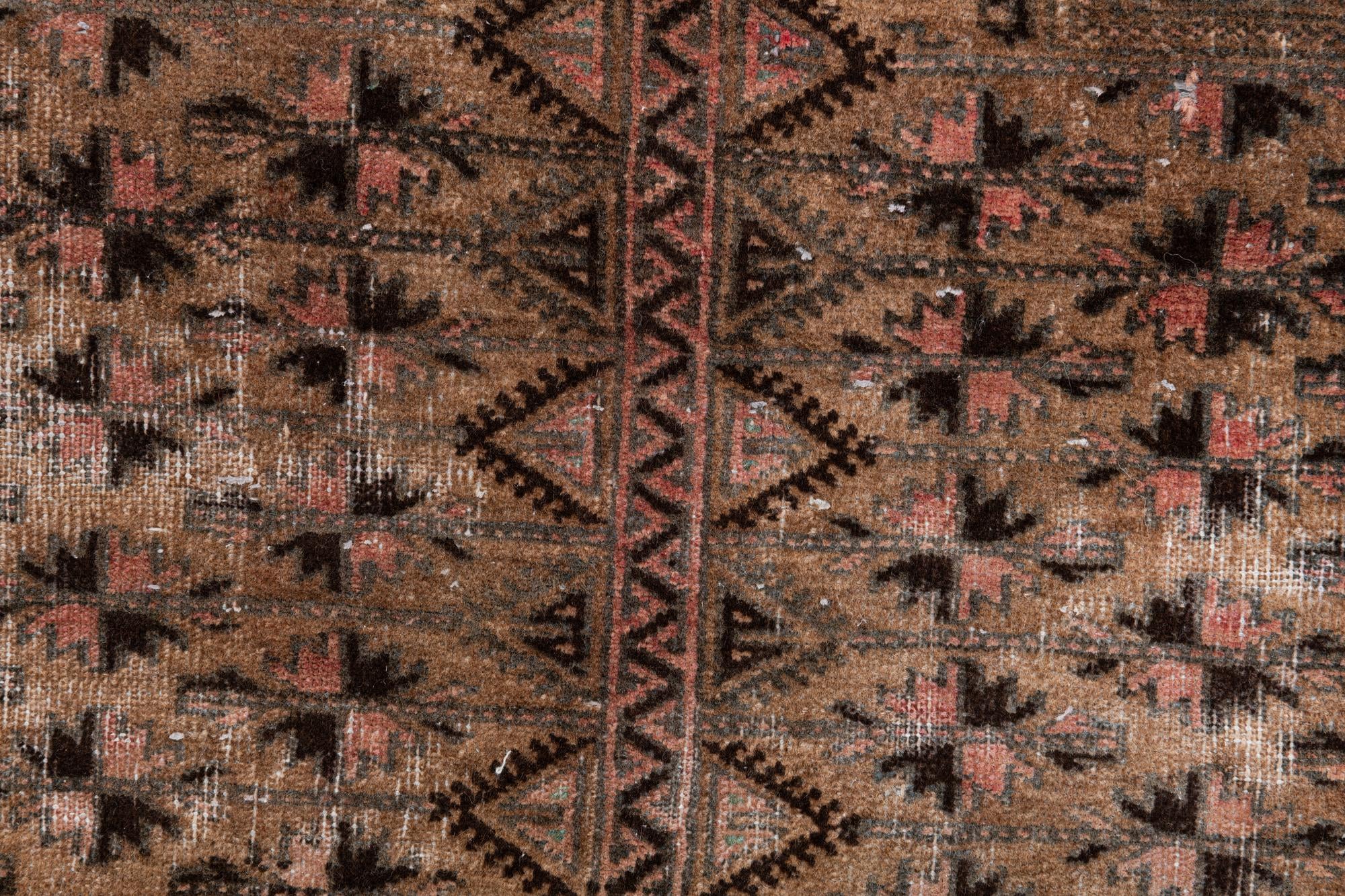 3' 4 x 5' 2 Hand Knotted Ultra Vintage Persian Wool Rug