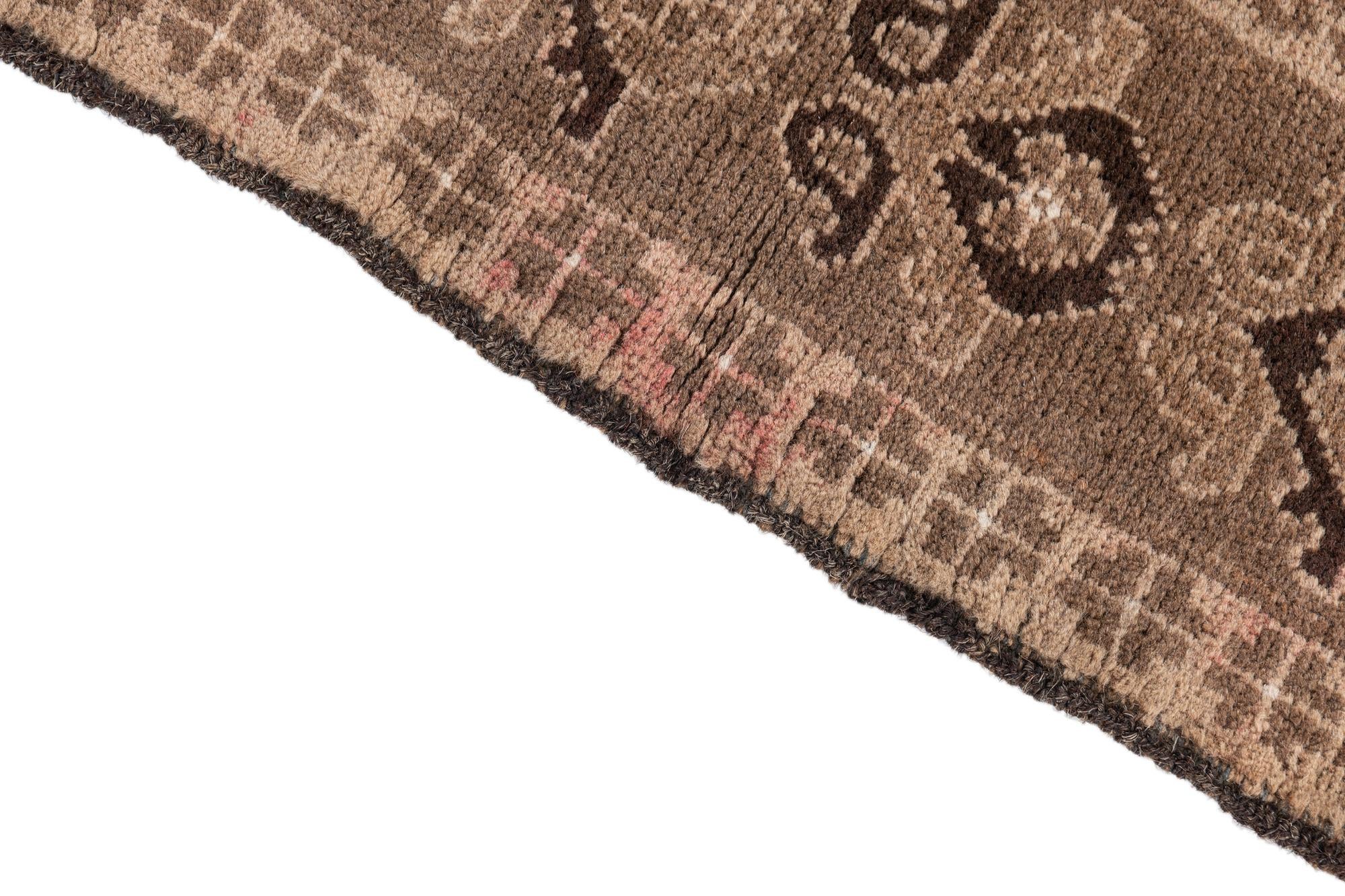 3' 4 x 6' 1 Hand Knotted Ultra Vintage Persian Wool Rug