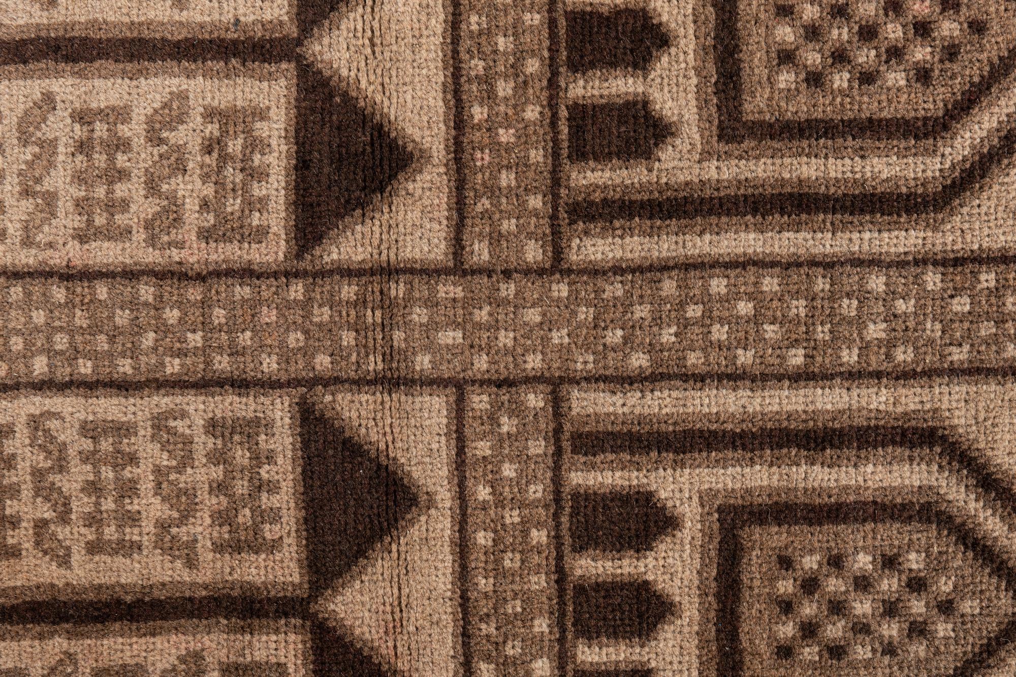 3' 4 x 6' 1 Hand Knotted Ultra Vintage Persian Wool Rug