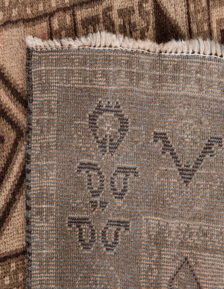 Detail image of 3' 4 x 6' 1  Hand Knotted Ultra Vintage Persian Wool Rug