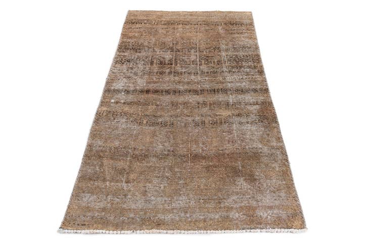 Detail image of 3' 3 x 5' 8 Hand Knotted Ultra Vintage Persian Wool Rug