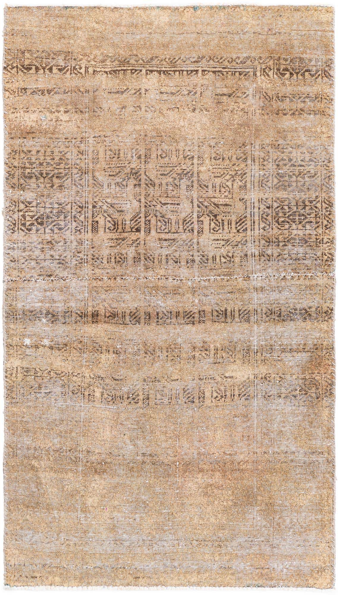 3' 3 x 5' 8 Hand Knotted Ultra Vintage Persian Wool Rug