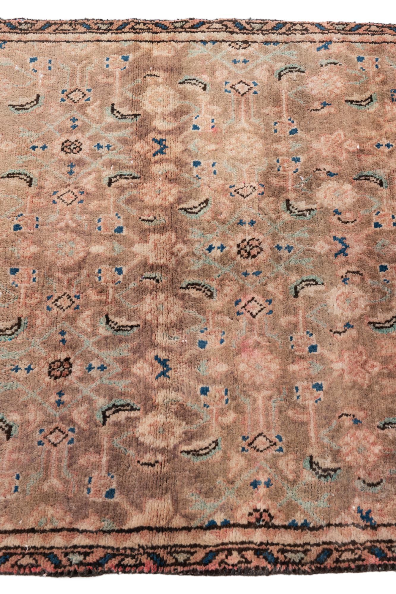 3' 1 x 4' 9 Hand Knotted Ultra Vintage Persian Wool Rug