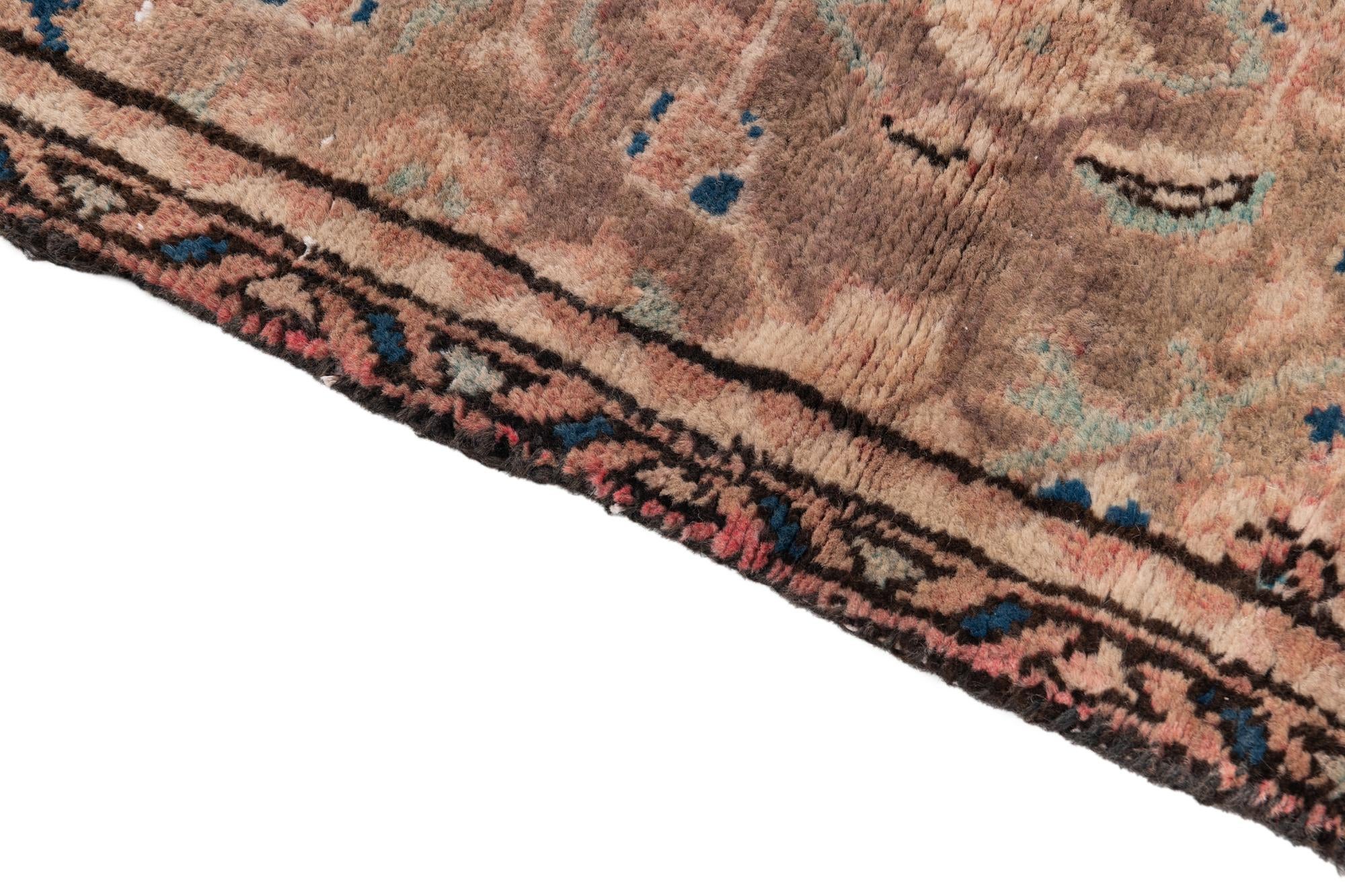 3' 1 x 4' 9 Hand Knotted Ultra Vintage Persian Wool Rug