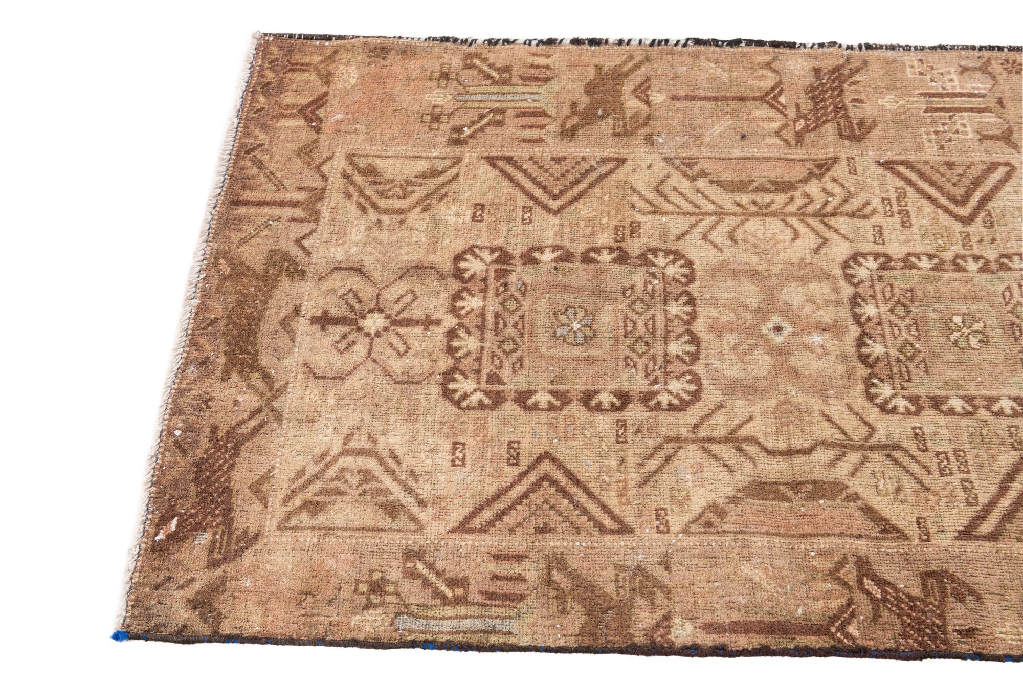 2' 9 x 4' 6 Hand Knotted Ultra Vintage Persian Wool Rug