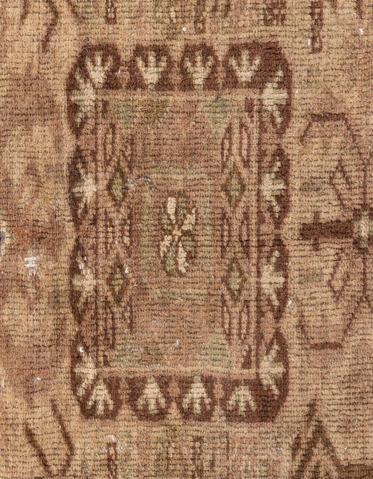 Detail image of 2' 9 x 4' 6  Hand Knotted Ultra Vintage Persian Wool Rug