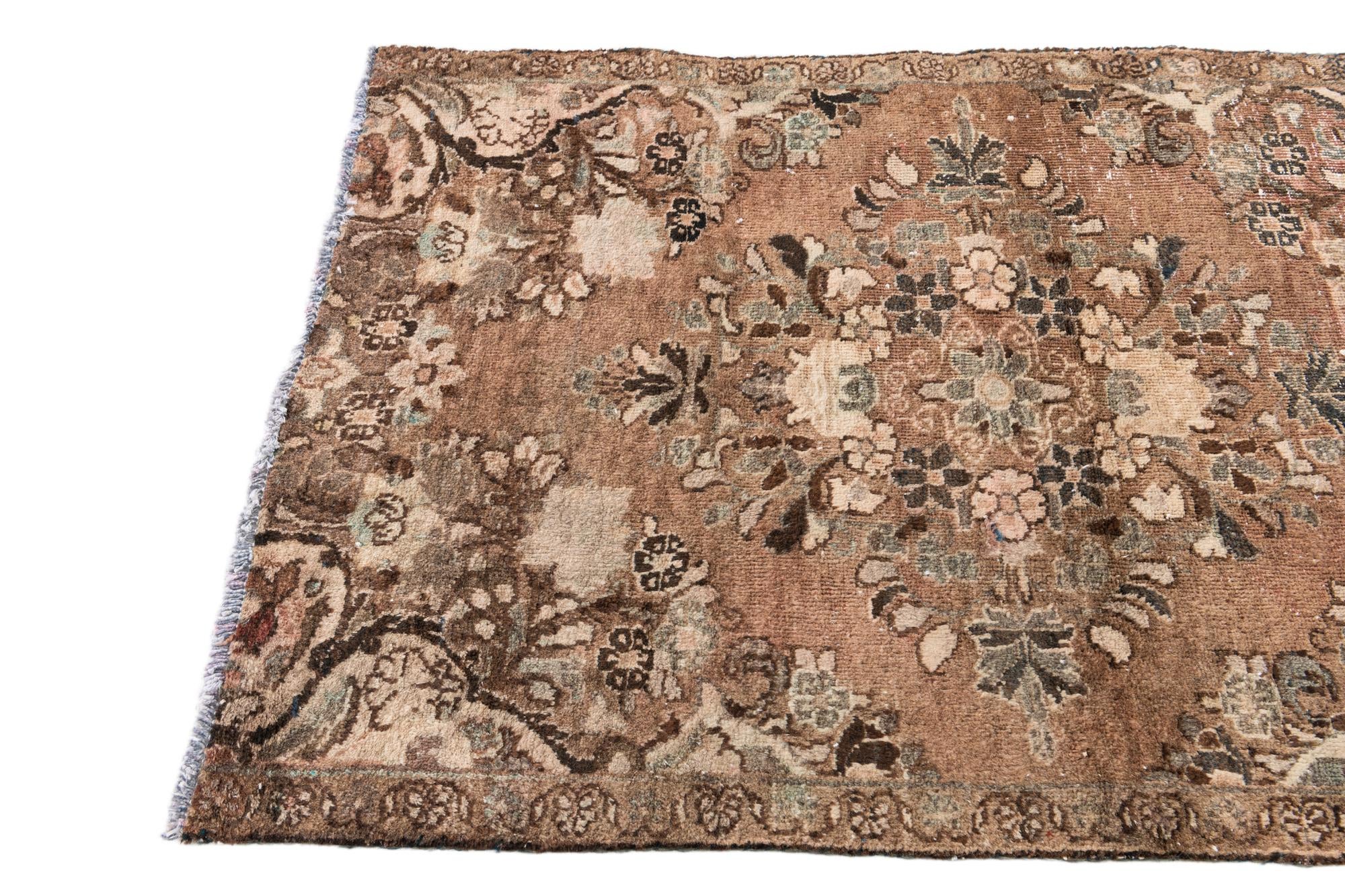 3' 3 x 5' 1 Hand Knotted Ultra Vintage Persian Wool Rug