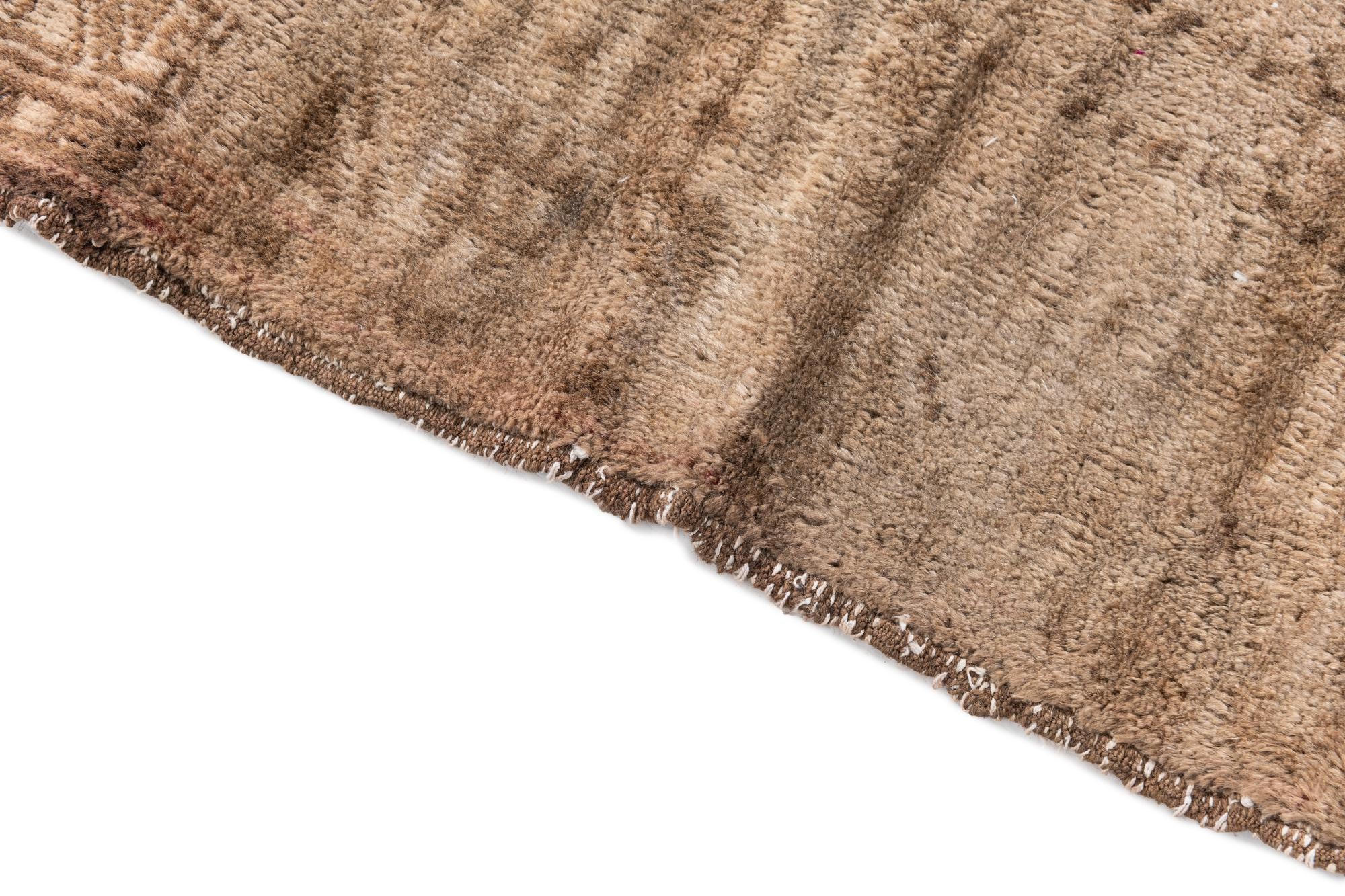2' 9 x 4' 3 Hand Knotted Ultra Vintage Persian Wool Rug