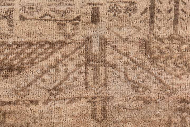 2' 9 x 4' 3 Hand Knotted Ultra Vintage Persian Wool Rug