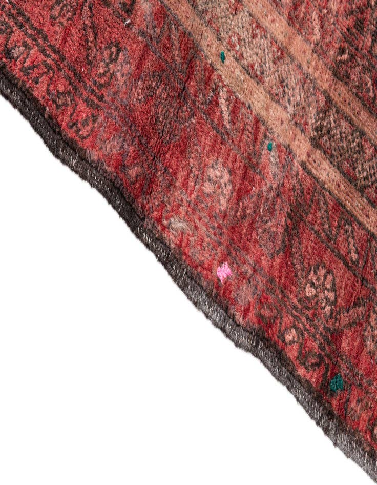 Detail image of 2' 10 x 4'  Hand Knotted Ultra Vintage Persian Wool Rug