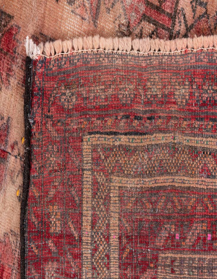 Detail image of 2' 10 x 4'  Hand Knotted Ultra Vintage Persian Wool Rug