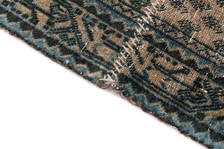 4' 2 x 5' 5 Hand Knotted Ultra Vintage Persian Wool Rug
