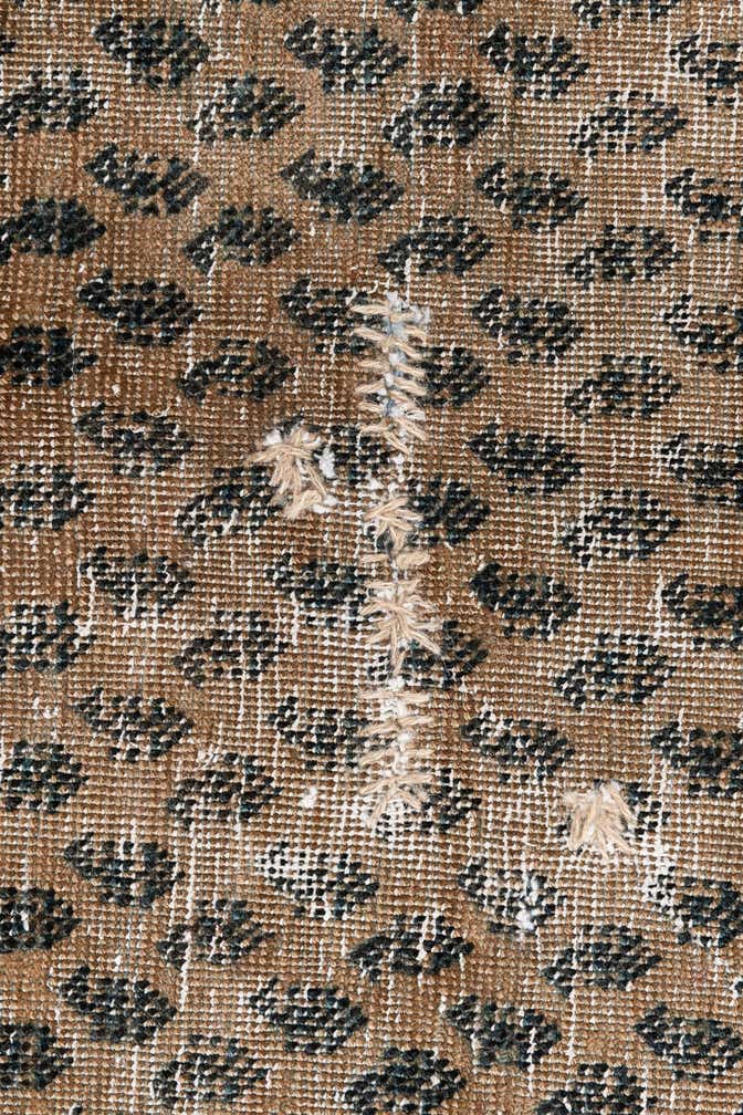 4' 2 x 5' 5 Hand Knotted Ultra Vintage Persian Wool Rug