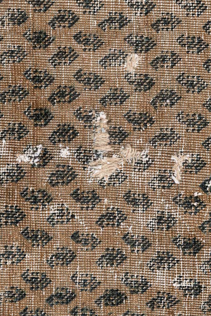 4' 2 x 5' 5 Hand Knotted Ultra Vintage Persian Wool Rug