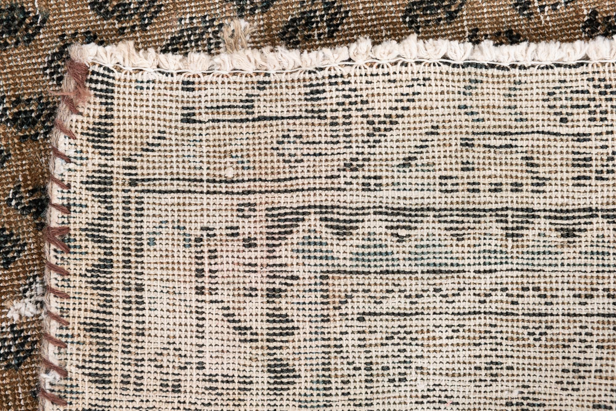4' 2 x 5' 5 Hand Knotted Ultra Vintage Persian Wool Rug