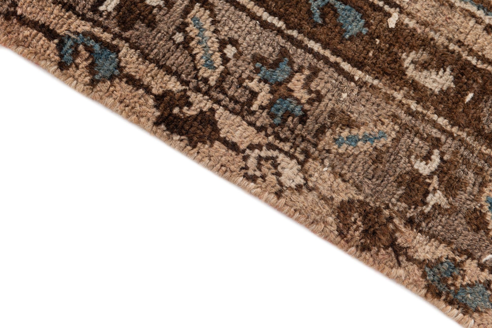 3' 2 x 6' 1 Hand Knotted Ultra Vintage Persian Wool Rug