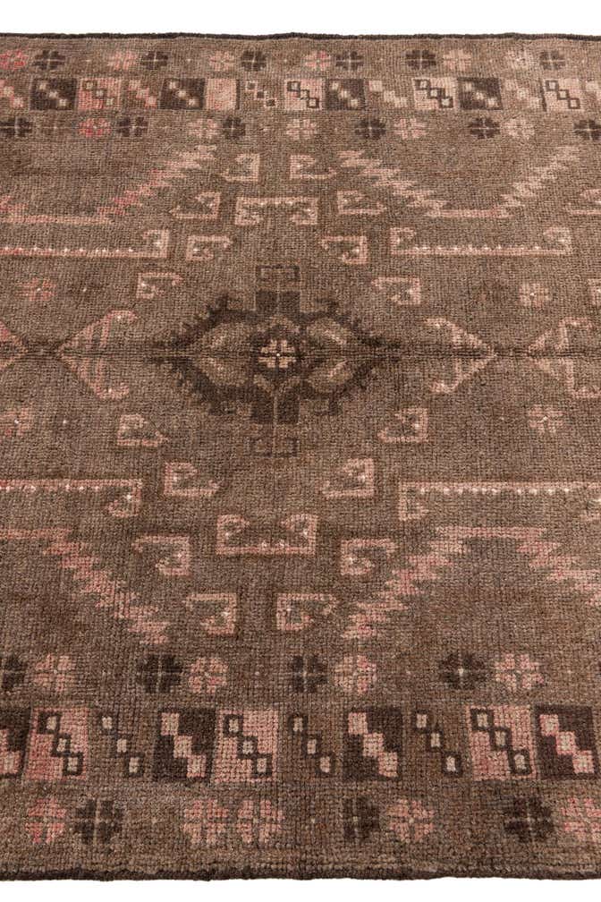 3' 8 x 6' 7 Hand Knotted Ultra Vintage Persian Wool Rug
